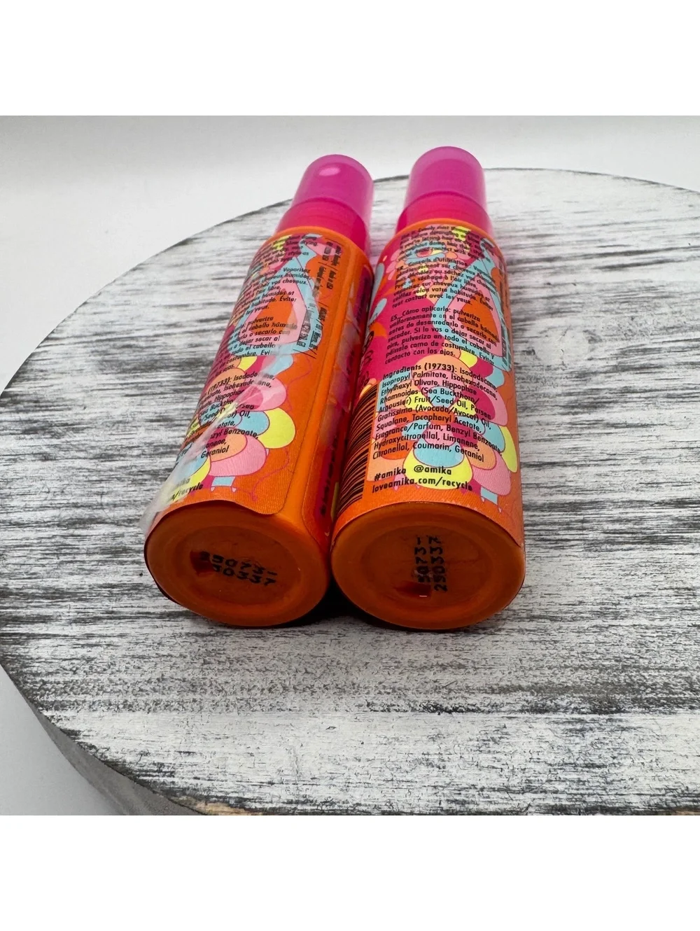 Bundle of 2 Amika The Wizard Detangling Primer Silicone-Free 1 oz/30 ml each NEW